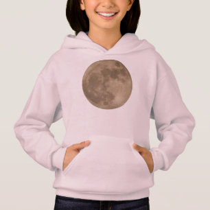 Kind Moon Hoodie Full Moon Girl's Sweatshirts