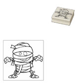 Kind mummy 2 illustratie kunststempel rubberstempel (Gestempeld)