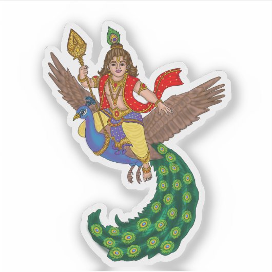 Kind Murugan Sticker (Voorkant)