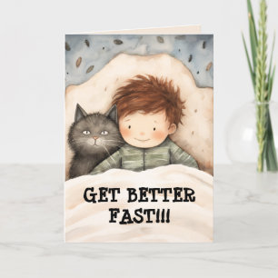 KIND n CAT GET WELL KAART