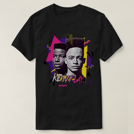 Kind N Play Retro 90s Graphic FanArt T-shirt (Design voorkant)