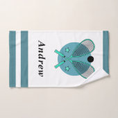 Kind naam van Racquetball Rackets Player Coach Handdoek (Handdoek)