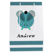 Kind naam van Racquetball Rackets Player Coach Medium Cadeauzakje (Achterkant)