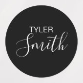 Kind naam voor waterflessen & lunches | Modern Labels (Design 2)