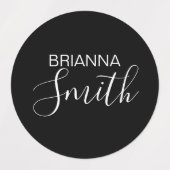 Kind naam voor waterflessen & lunches | Modern Labels (Design 1)