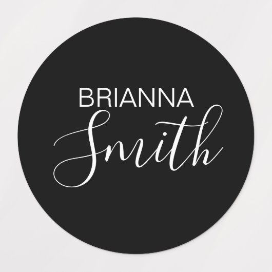 Kind naam voor waterflessen & lunches | Modern Labels (Design 1)