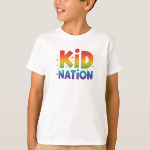 "Kind Nation" Tekst T-shirt