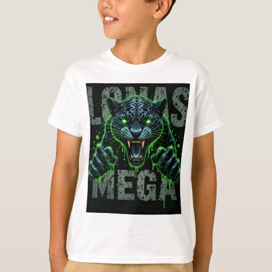 Kind Neon Green Glow T-shirt (Voorkant)