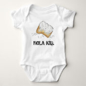 KIND New Orleans Louisiana Beignet Foodie Gift Romper (Voorkant)