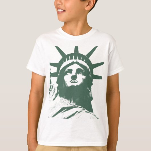 Kind New York Shirt Statue of Liberty Shirt (Voorkant)