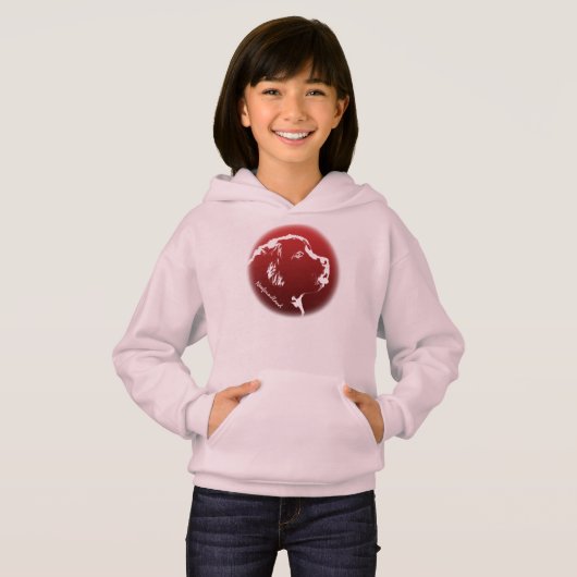 Kind Newfoundland Dog Hoodie Dog Hoodie Customize (Voorkant volledig)