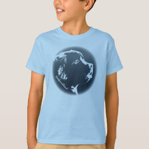 Kind Newfoundland Dog Shirt Hondenliefhebber T-shi