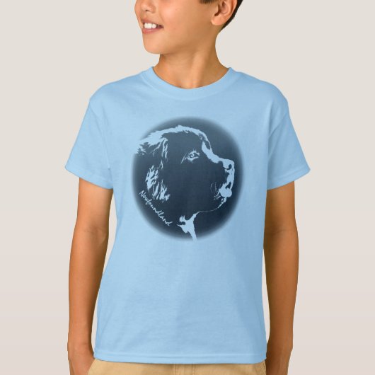 Kind Newfoundland Dog Shirt Hondenliefhebber T-shi (Voorkant)