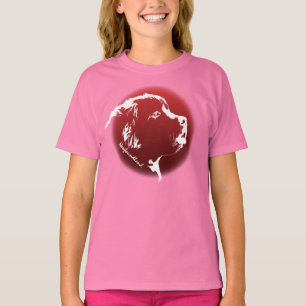 Kind Newfoundland Dog Shirt Hondenliefhebber T-shi