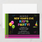 Kind Nieuwjaarsfeest Uitnodiging (Voorkant / Achterkant)