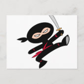 KIND NINJA! BRIEFKAART (Voorkant)