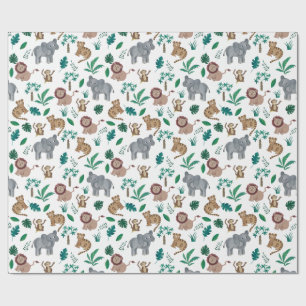 Kind Oerwoud Verjaardagscadeau Wrap Cadeaupapier