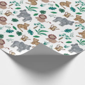 Kind Oerwoud Verjaardagscadeau Wrap Cadeaupapier (Hoek)