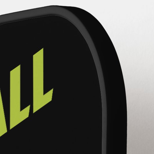 Kind of a Big Dill — Game Face On Pickleball Paddle (Links Detail)