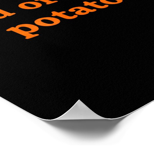 Kind Of Rude Tato, Funny Thanksgiving Dad, Sweet T Poster (Hoek)