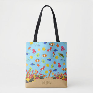Kind onder het Zee Tote Bag