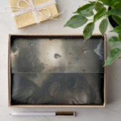 Kind Onder Regen Surrealistisch Decoupage Toneel Tissuepapier (Geschenk)