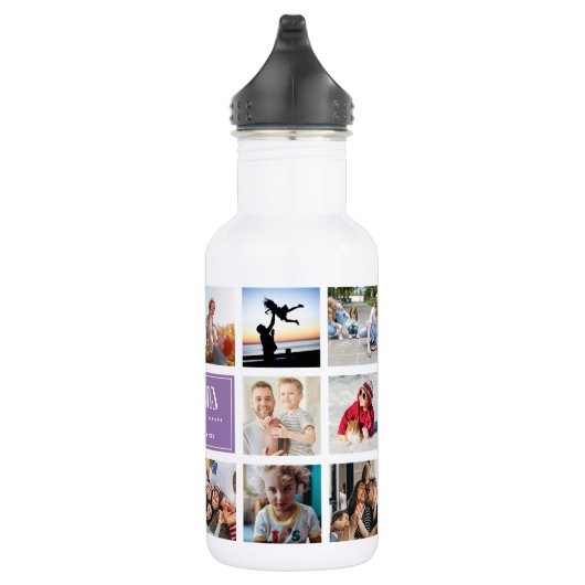 Kind ondernaam installagram Foto's PAARS personali Waterfles (Rechts)