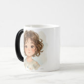 Kind_Ones Cozy Winter Mug – Whimsical Watercolor Magische Mok (Voorkant links)