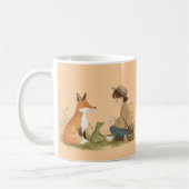 Kind_Ones Morning Mug – Fox & Frog Whimsical Art Koffiemok (Links)