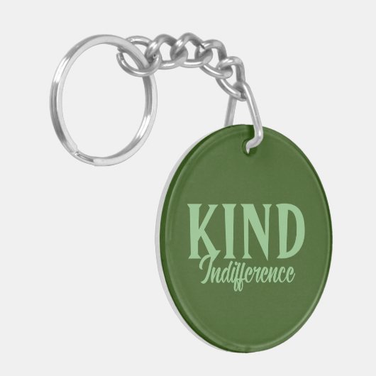 Kind Onverschilligheid Acryl Sleutelhanger (Voorkant Links)