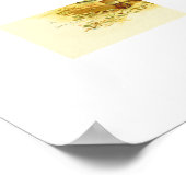  kind op het strand Storybook Illustratie Poster (Hoek)