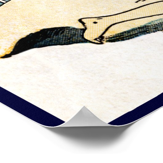 Kind op  Poster voor beach (Hoek)