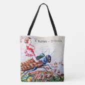 Kind op sprinkhanen rijdt tote bag (Achterkant)