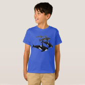 Kind Orca Whale Sweatshirt Killer Whale Shirten (Voorkant volledig)