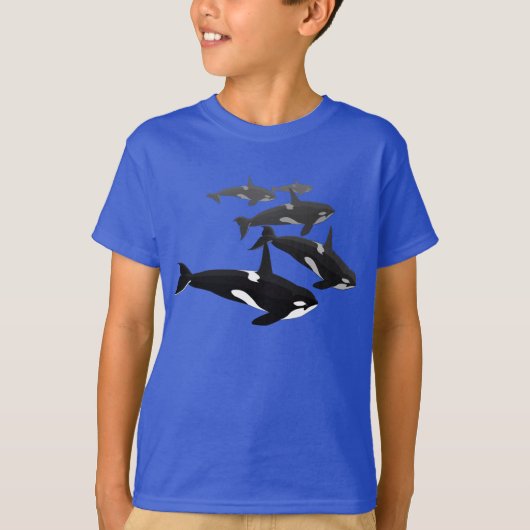 Kind Orca Whale Sweatshirt Killer Whale Shirten (Voorkant)