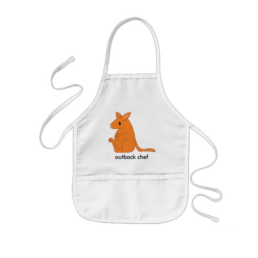 kind outback chef apron kinder schort (Voorkant)