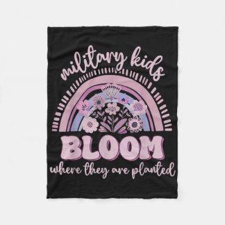 Kind paardenbloem bloeit waar ze geplant fleece deken