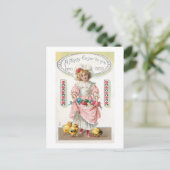  Kind-, paaseieren en kuikens Briefkaart (Staand voorkant)