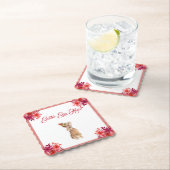 Kind paaseieren Lijst Bunny Floral Kartonnen Onderzetters (Insitu)