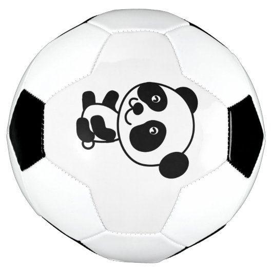 Kind Panda Voetbal (Gedraaid)