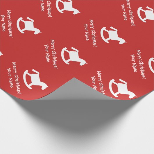 Kind papier voor kerstbekistingen met rood gesteen (Hoek)