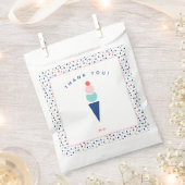 Kind Party Custom Favoriet Bag in Blauw en Roze Bedankzakje (Geknipt)
