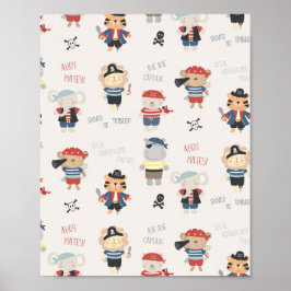 kind Party Pirate Poster