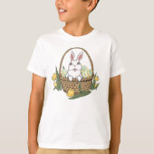 Kind Pasen Shirt Pasen Bunny Kind (Voorkant)