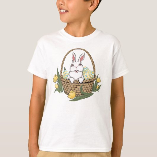 Kind Pasen Shirt Pasen Bunny Kind (Voorkant)