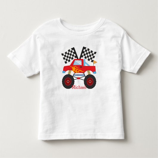 Kind Peuter T-shirt Monster Truck (Voorkant)