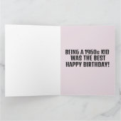 kind PHONE VAN 1960 ZOWEL BIRTHDAY-KAART Kaart (Binnen)