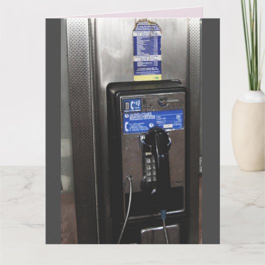 kind PHONE VAN 1960 ZOWEL BIRTHDAY-KAART Kaart (Voorkant)