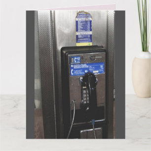 kind PHONE VAN 1970 ZOWEL BIRTHDAY-KAART Kaart