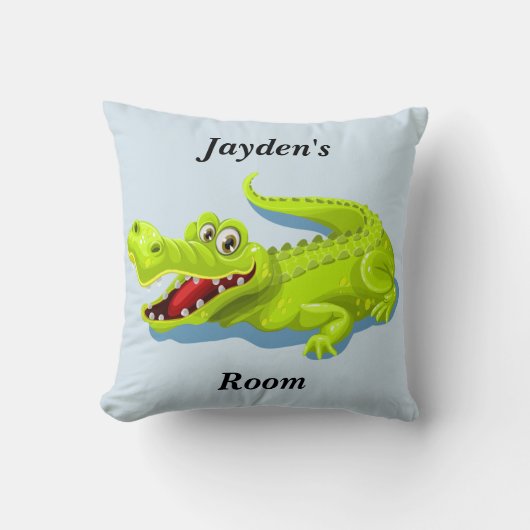 Kind Pillow Cute Baby Alligator Kussen (Voorkant)